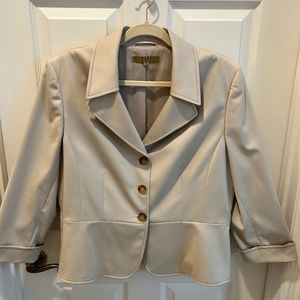 Blazer, Beige, Size 16, Alex Marie